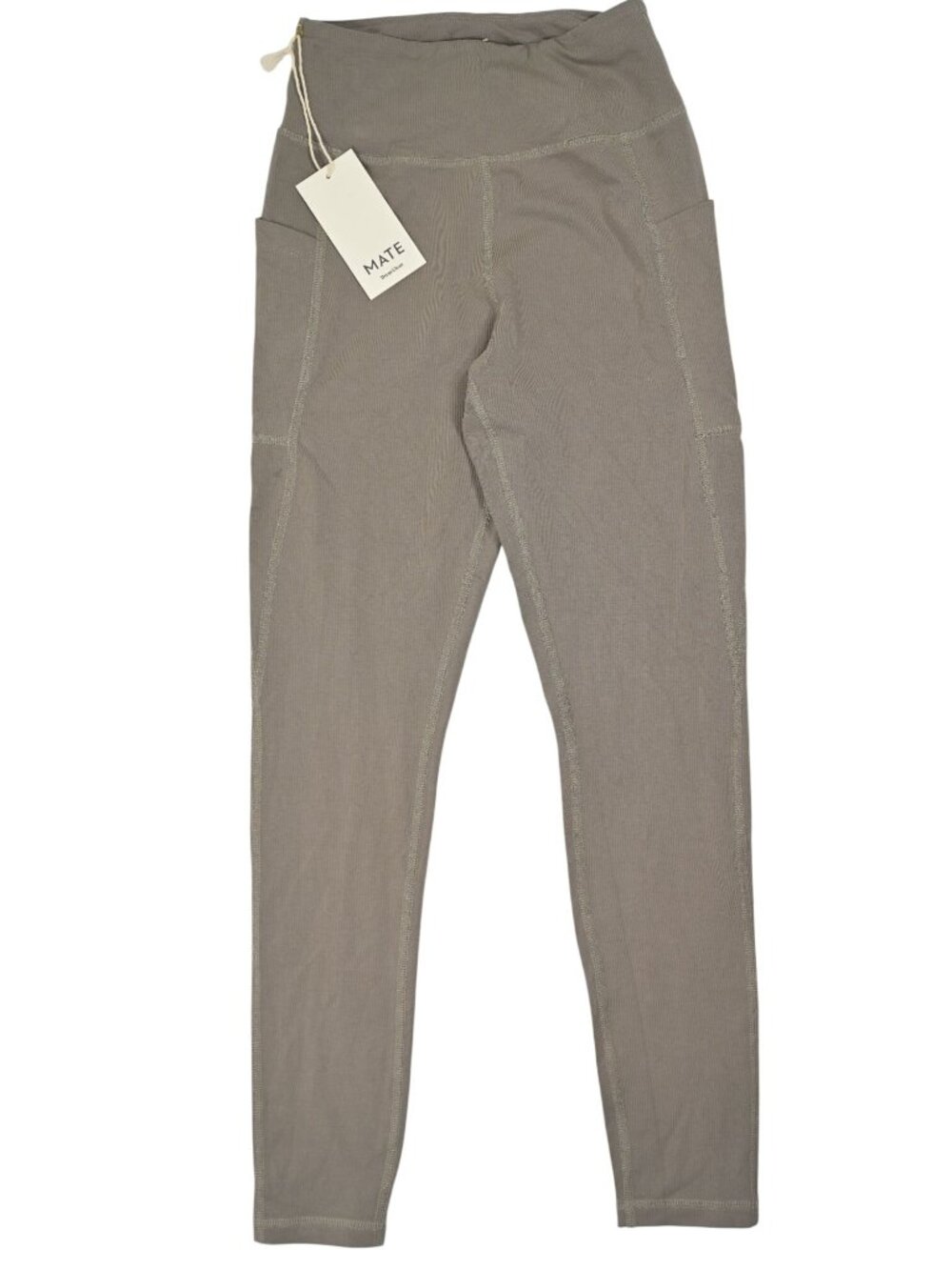 MATE The Label Organic Stretch Pocket Legging in Pebble